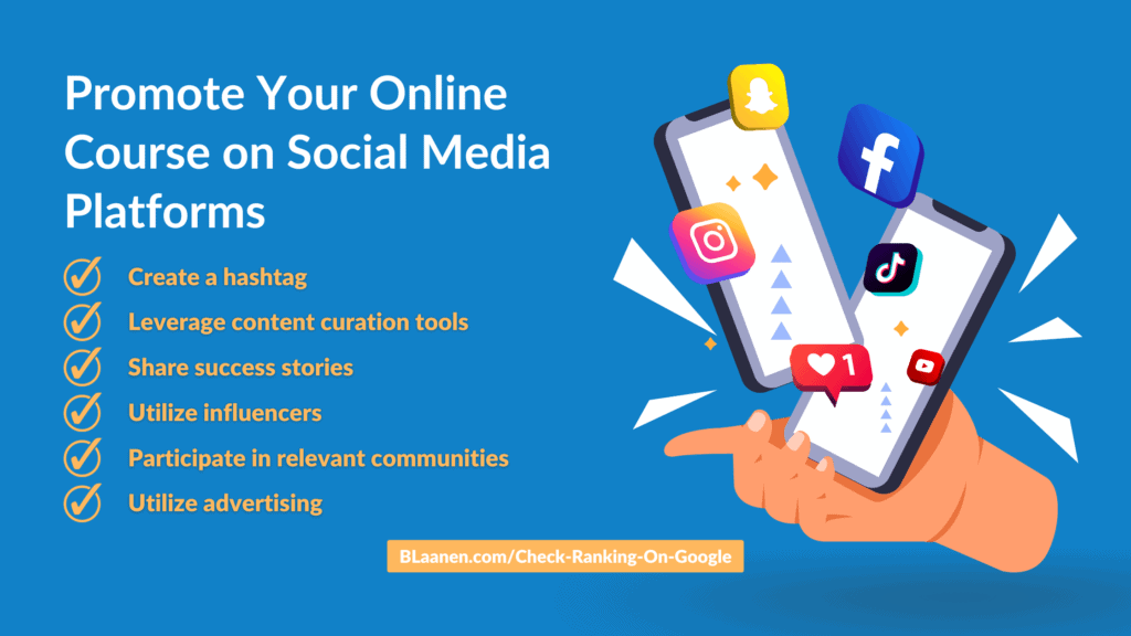 Promote Your Online Course on Social Media Platforms