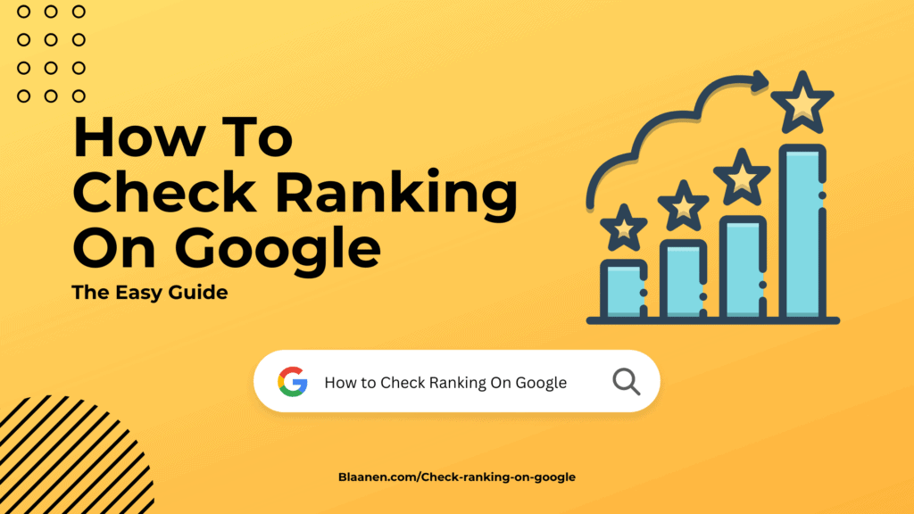 How to Check Ranking On Google (1)